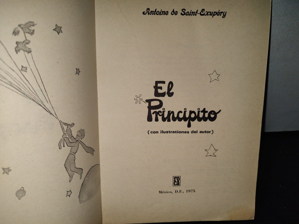 59- El Principito - Antoine De Saint-Exupéry. Roca, México, D. F. 1975