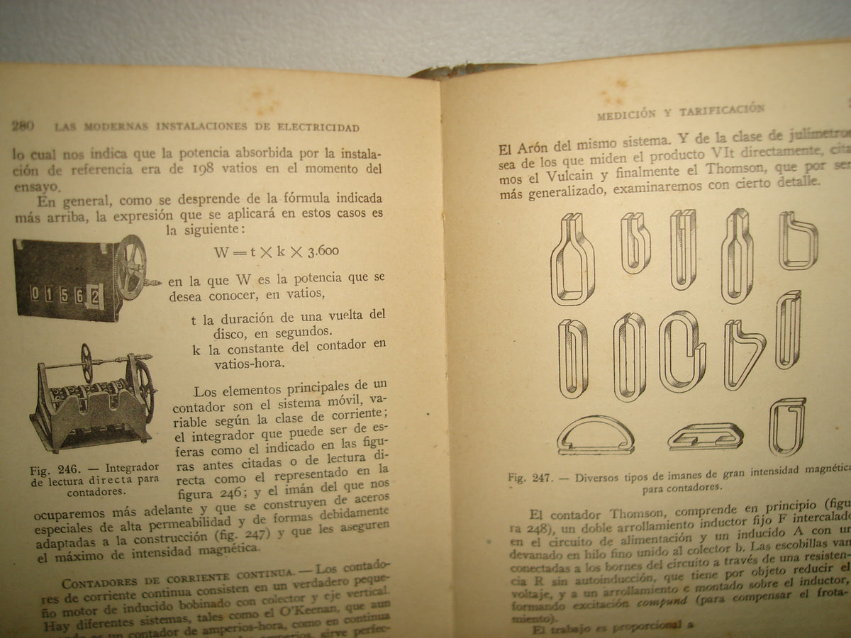 169- Las Modernas Instalaciones De Electricidad. Primer Tomo - Manuel Vidal Españó - 1941
