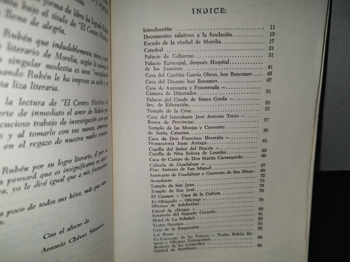 201- El Centro Histórico De Morelia - Rubén Murillo Delgado. Edición Bilingüe. Colección Policromia Michoacana. V. Recolipación De Datos Rubén Murillo Delgado. Editado Por Fimax Publicistas. Morelia Michoacán, Mex. Primera Edición 1987