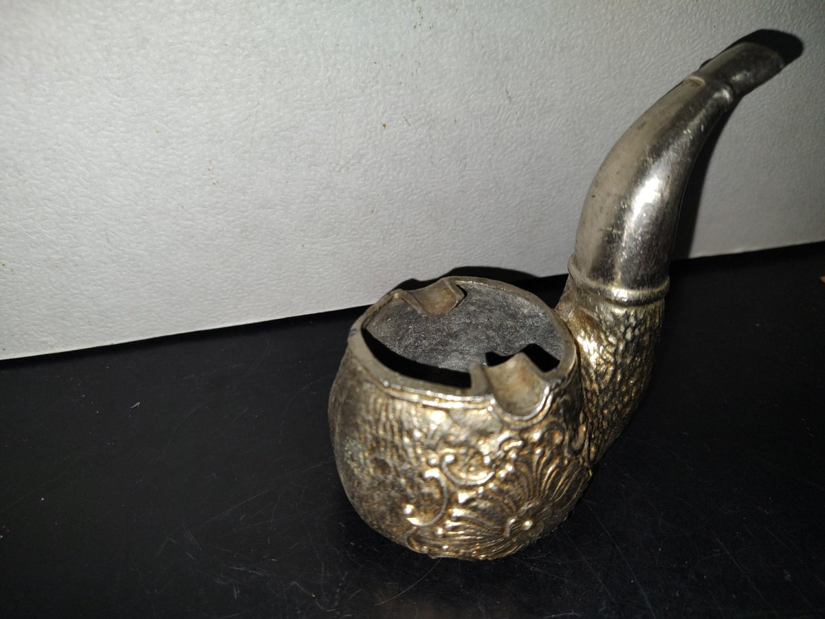 A6- Pipa Decorativa De Metal - 80'S - 90'S