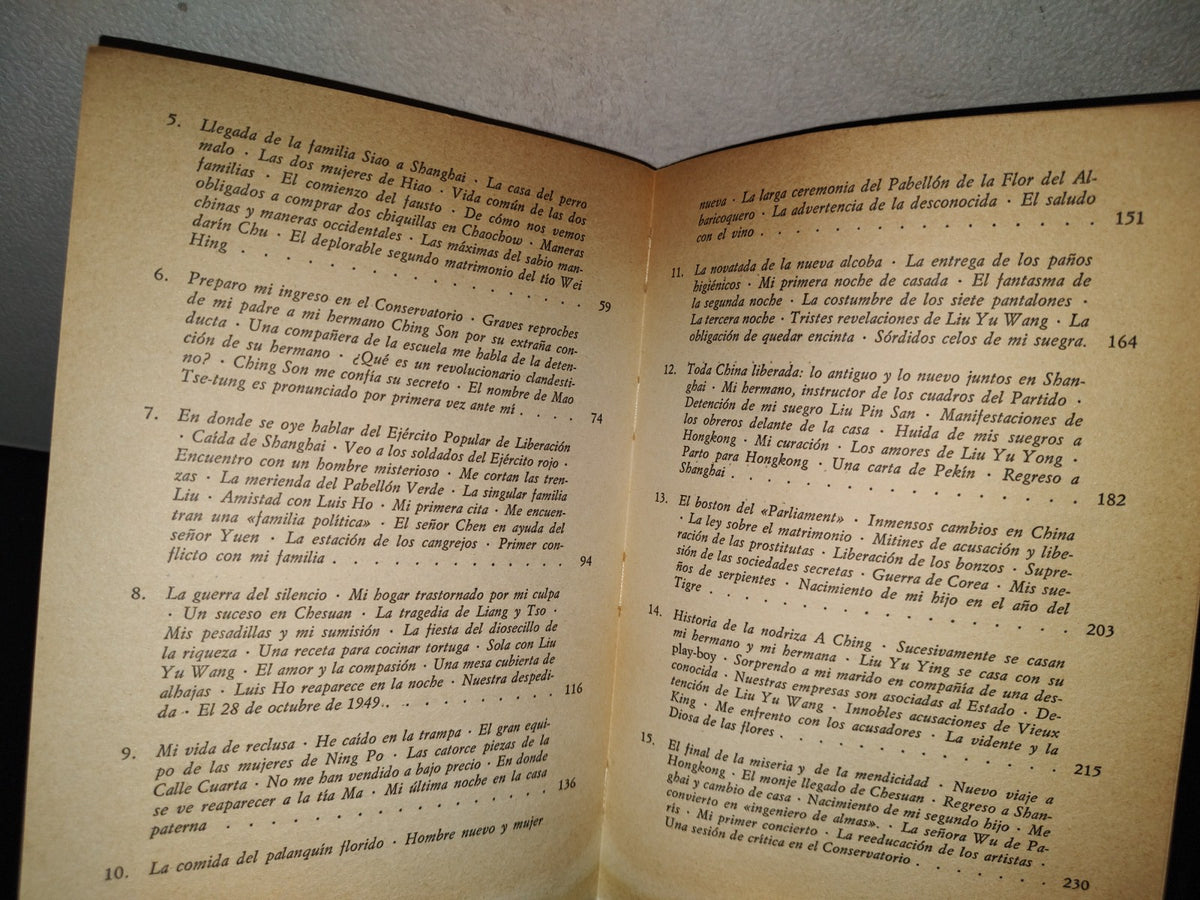 219- El Palanquín De Las Lágrimas - Chow Ching Lie - Editorial Noguer. Primera Edición 1976