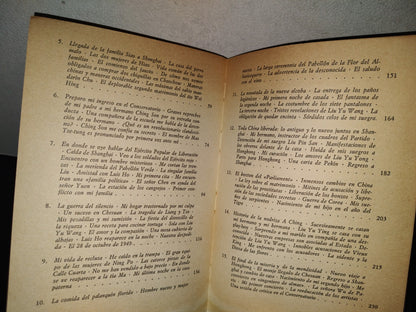 219- El Palanquín De Las Lágrimas - Chow Ching Lie - Editorial Noguer. Primera Edición 1976
