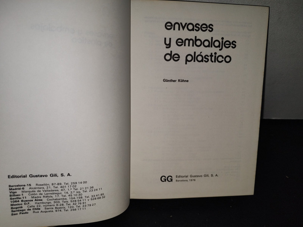 174- Envases Y Embalajes De Plástico - G. Kühne