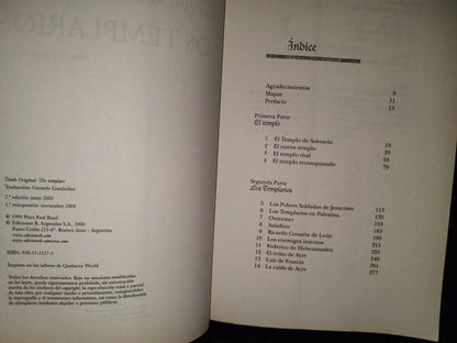 23- Los Templarios. Monjes Y Guerreros - Piers Paul Read - Javier Vergara, Editor - 2004