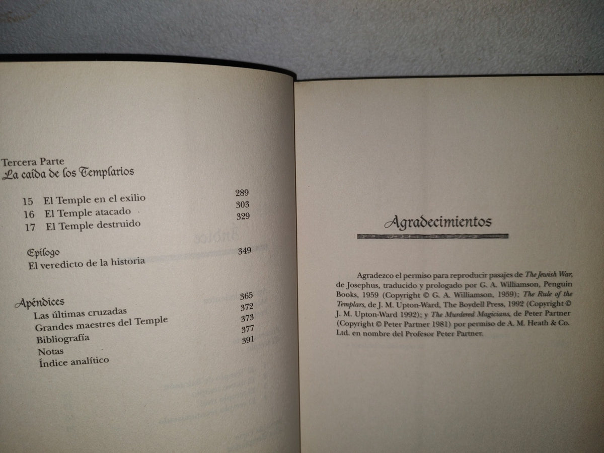 23- Los Templarios. Monjes Y Guerreros - Piers Paul Read - Javier Vergara, Editor - 2004