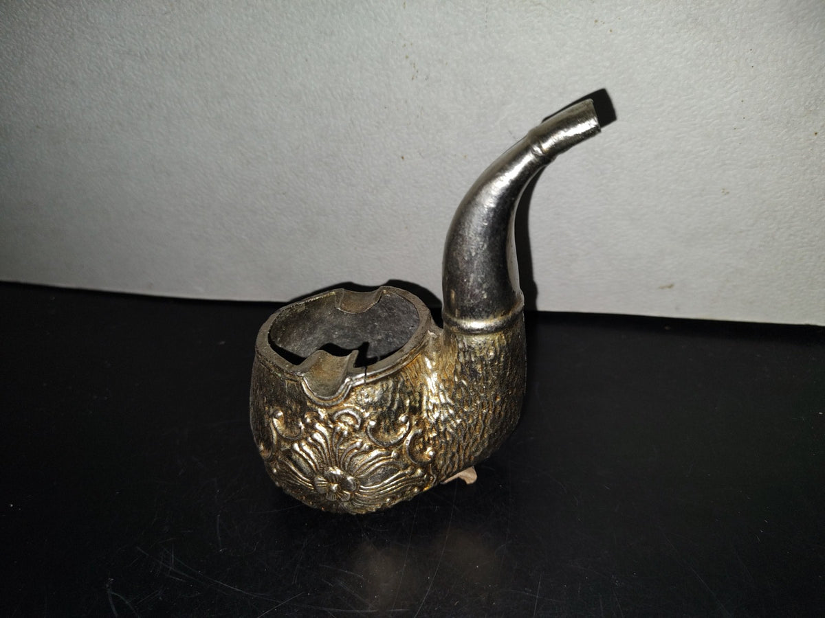 A6- Pipa Decorativa De Metal - 80'S - 90'S