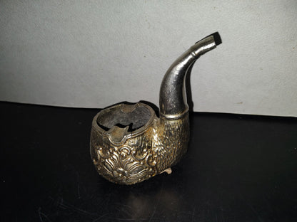 A6- Pipa Decorativa De Metal - 80'S - 90'S