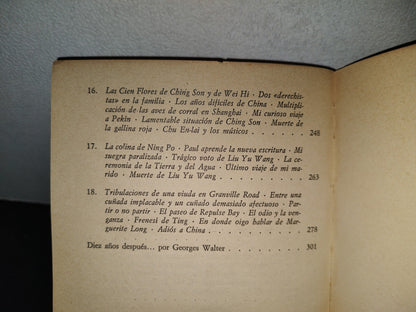 219- El Palanquín De Las Lágrimas - Chow Ching Lie - Editorial Noguer. Primera Edición 1976