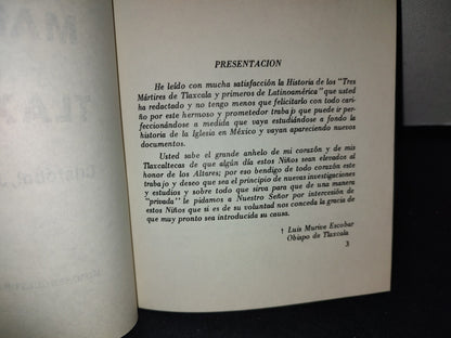 173- Libretillo: Los Mártires De Tlaxcala - P. Vicente Turri - 70's - 80's