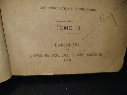 60- Año Cristiano O Ejercicios Devotos Para Todos Los Domingos - Juan Croisset - 1901