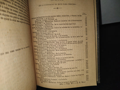 60- Año Cristiano O Ejercicios Devotos Para Todos Los Domingos - Juan Croisset - 1901