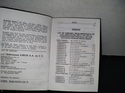158- Ley De Amparo - Ediciones Libuk S.A. De C.V. - 2007