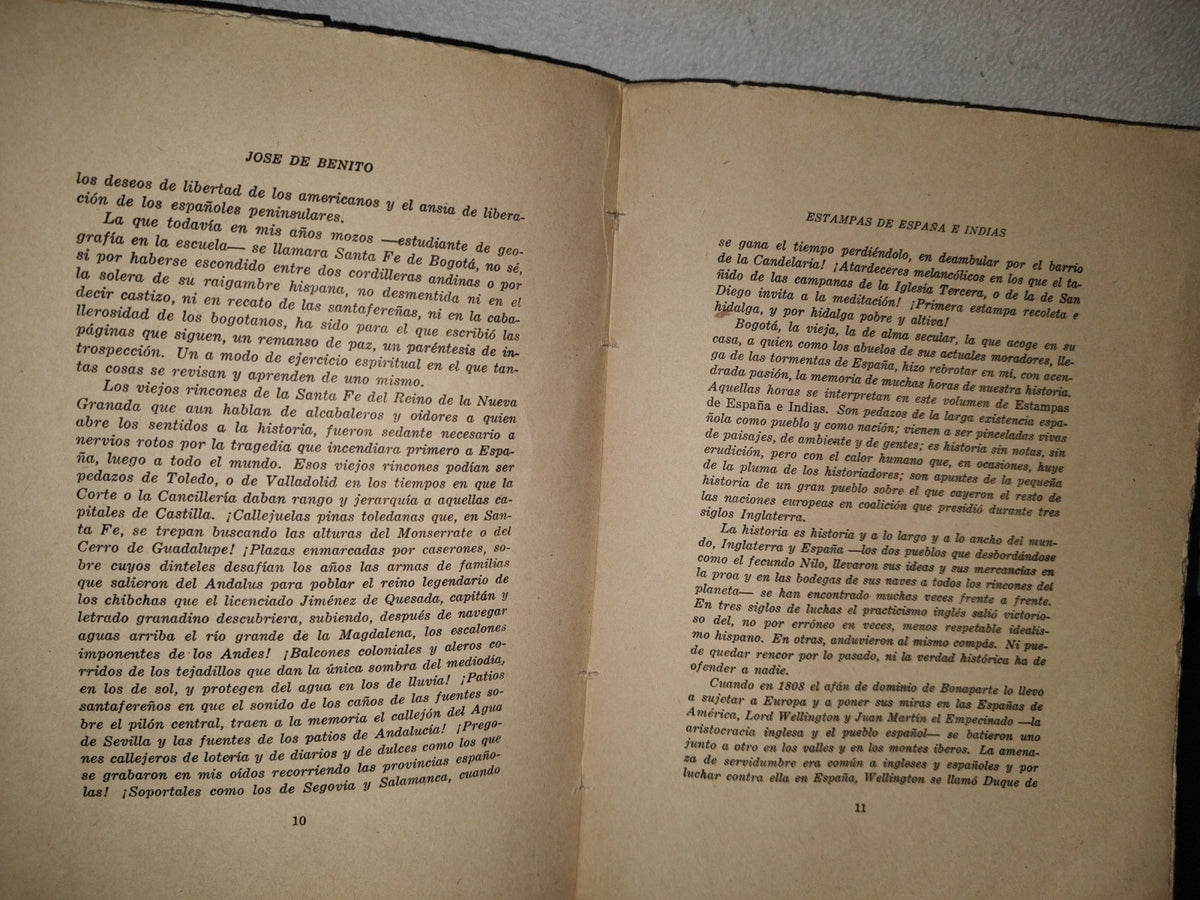 83- Estampas De España E Indias - José De Benito - Editorial Leyenda, S. A. - 1945