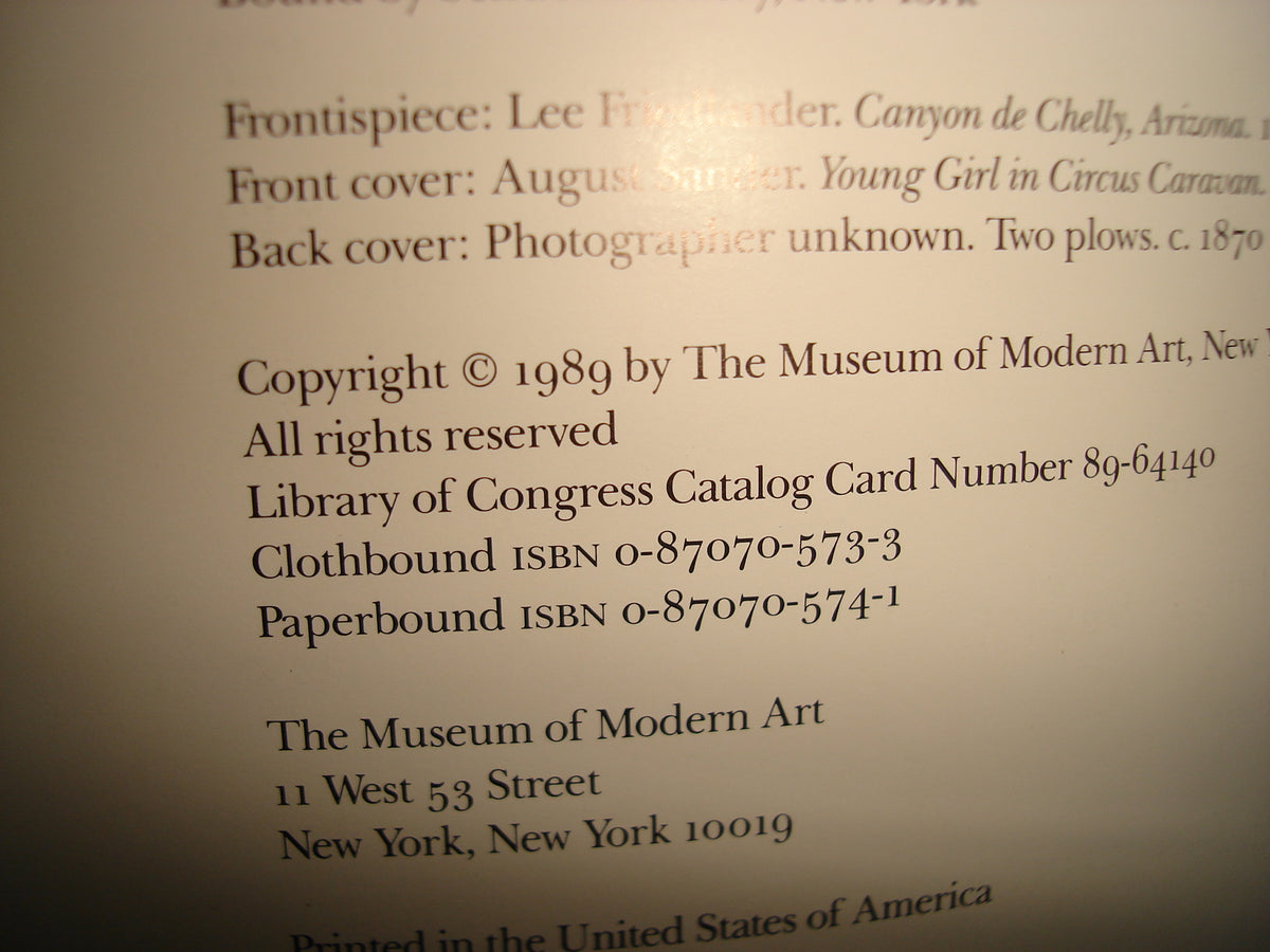 161- Libro Fotografía Antigua. Photography Until Now - John Szarkowski - The Museum Of Modern Art, New York, 1989