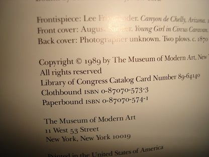 161- Libro Fotografía Antigua. Photography Until Now - John Szarkowski - The Museum Of Modern Art, New York, 1989