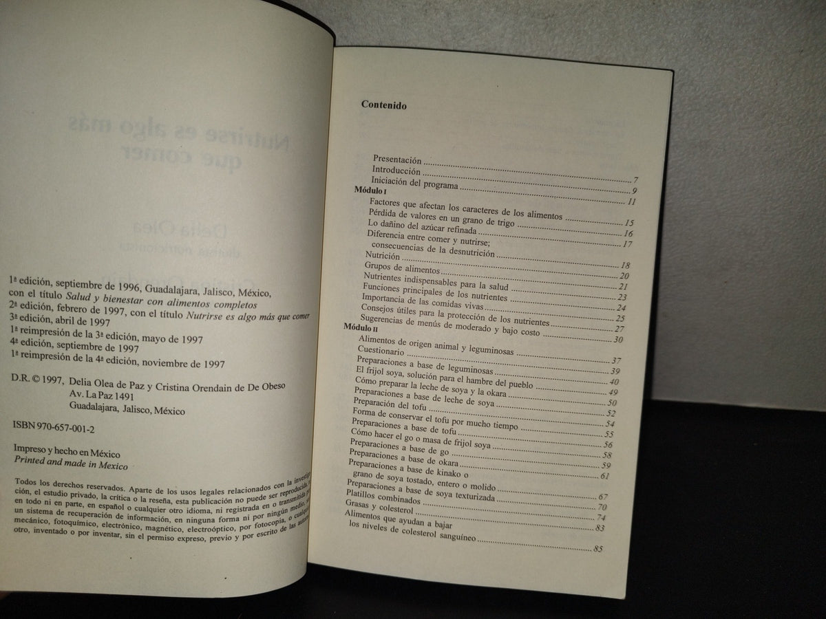 196- Nutrirse Es Algo Más Que Comer - Delia Olea, Cristina Orendain - 1997
