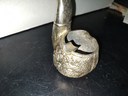 A6- Pipa Decorativa De Metal - 80'S - 90'S