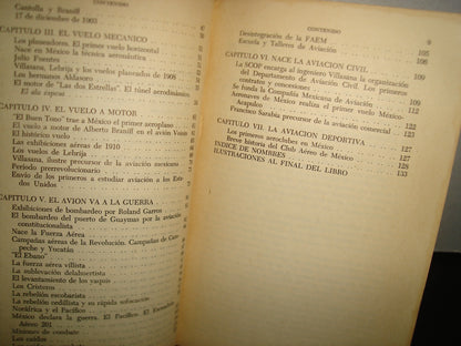 167- Pioneros De La Aviación Mexicana - José Villela Jr. - Ediciones Colofón. Primera Edición 1964