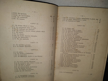 57- Latín. Regula Et Constitutiones Generales. Fratrum Minorum - Romae 1913