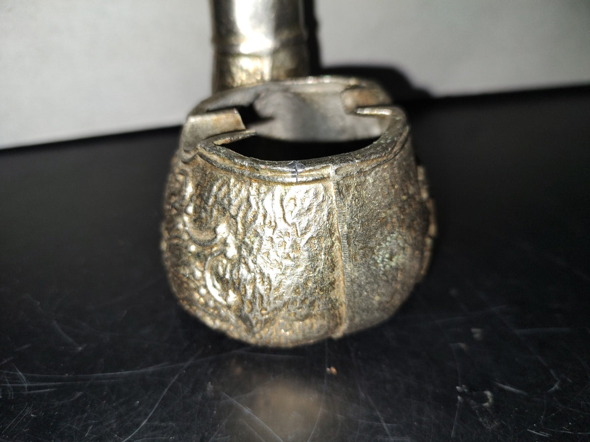 A6- Pipa Decorativa De Metal - 80'S - 90'S