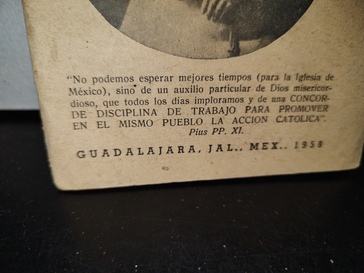 63- Libretillo. Catecismo De Acción Católica - Pbro. Ignacio M. Hernández - Guadalajara, Jal. 1958