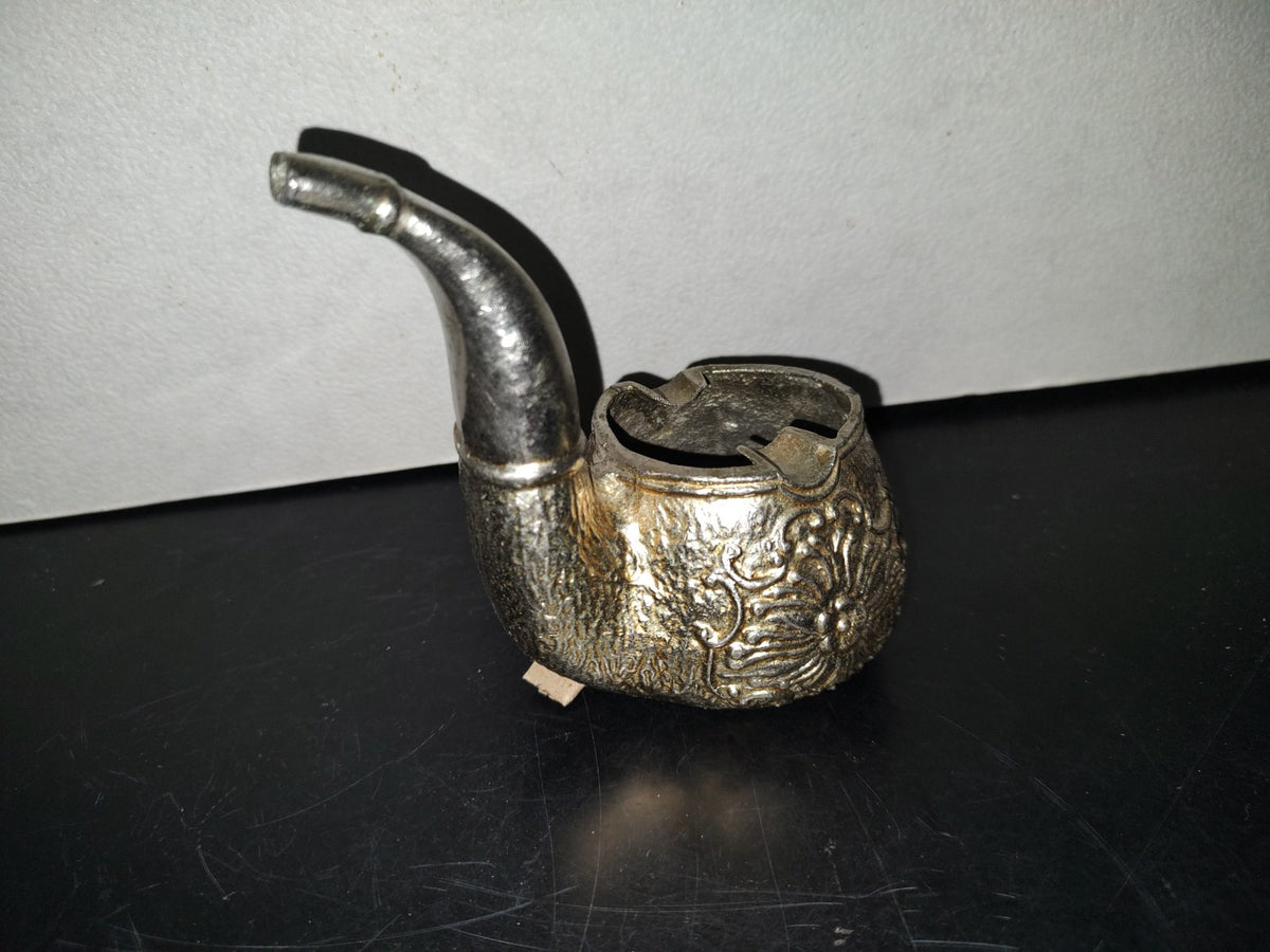 A6- Pipa Decorativa De Metal - 80'S - 90'S