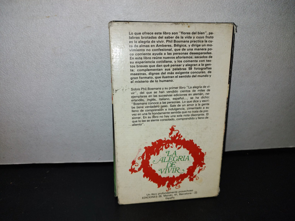 66- Las Flores Del Bien - Phil Bossmans - Ediciones 29 - Primera Edición, Marzo, 1980