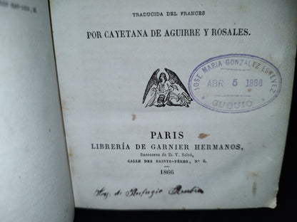 59- Virginia O La Doncella Cristiana - París, Librería De Garnier Hermanos, 1866