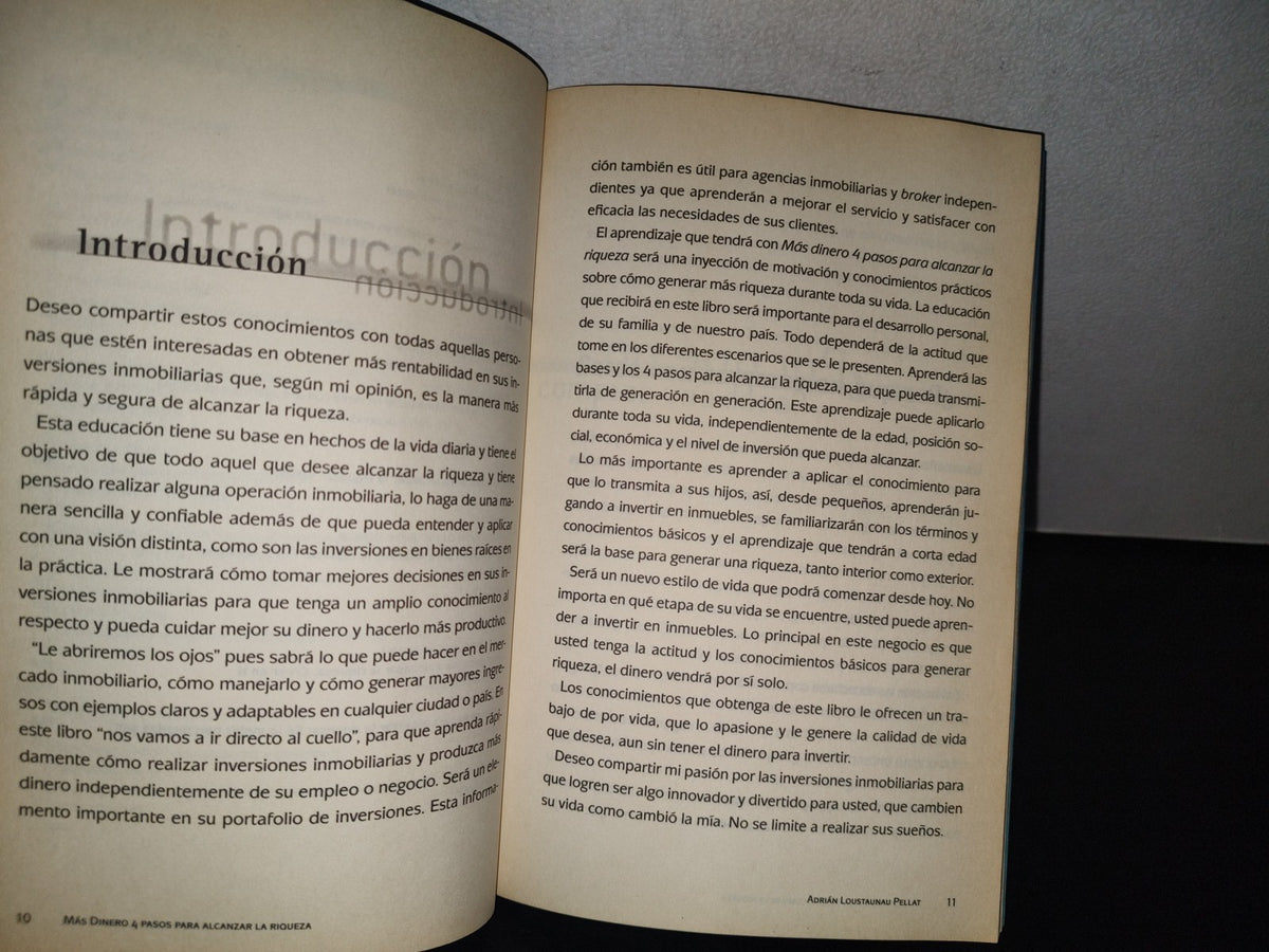 84- Más Dinero. 4 Pasos Para Alcanzar La Riqueza - Adrián Loustaunau Pellat - 1A. Ed. 2010