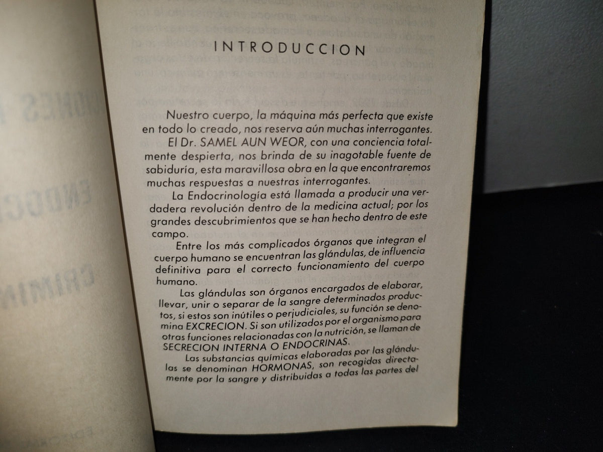 173- Nociones Fundamentales De Endocrinología Y Criminología - Samael Aun Weor