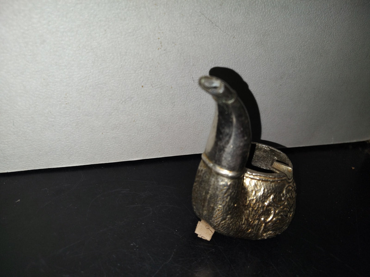 A6- Pipa Decorativa De Metal - 80'S - 90'S