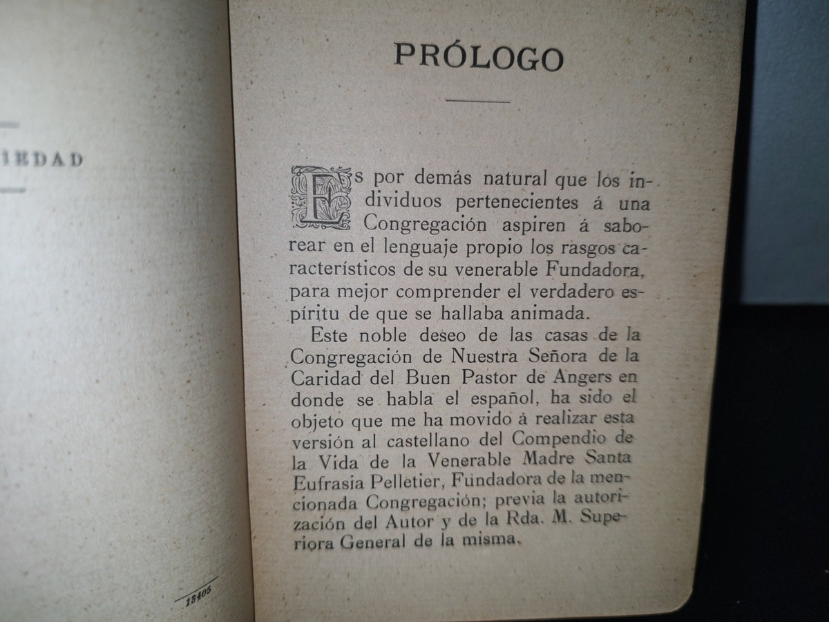 60- Vida De La Venerable María De Santa Eufrasia Pelletier, Escrito Por El Canónigo Nico - 1904