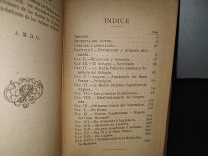 60- Vida De La Venerable María De Santa Eufrasia Pelletier, Escrito Por El Canónigo Nico - 1904
