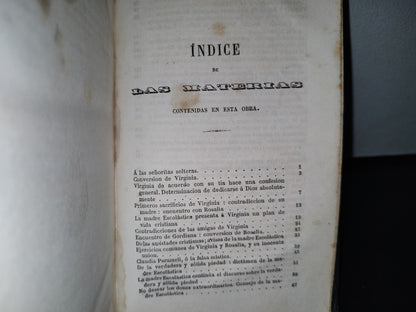 59- Virginia O La Doncella Cristiana - París, Librería De Garnier Hermanos, 1866