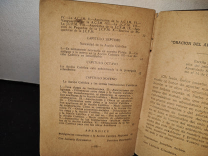63- Libretillo. Catecismo De Acción Católica - Pbro. Ignacio M. Hernández - Guadalajara, Jal. 1958