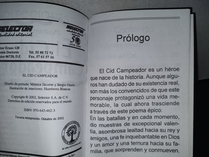 84- El Cid Campeador Para Niños - Anónimo - Selector 2002