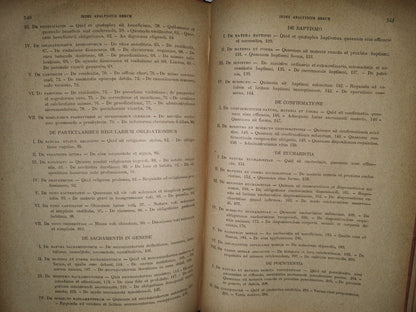 212- Latín. Institutiones Theologiae Moralis. Volumen II - S. Thomae Et S. Alphonsi - 1900