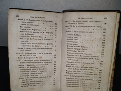 60- Manual Del Tornero / Nouveau Manuel Du Tourneur - Tome Premier - E. De Valicourt - 1872