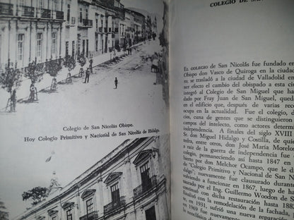 201- El Centro Histórico De Morelia - Rubén Murillo Delgado. Edición Bilingüe. Colección Policromia Michoacana. V. Recolipación De Datos Rubén Murillo Delgado. Editado Por Fimax Publicistas. Morelia Michoacán, Mex. Primera Edición 1987