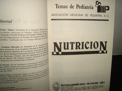 23- Temas De Pediatría. Nutrición - Asociación Mexicana De Pediatría