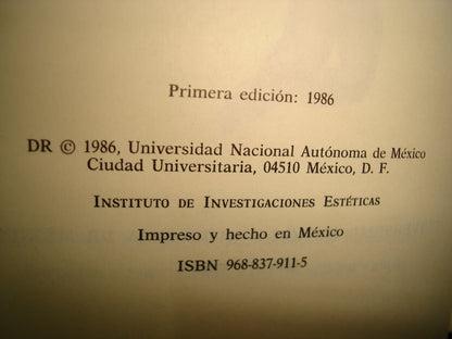 163- La Danza En México - Alberto Dallal - Universidad Nacional Autónoma De México. México, Primera Edición: 1986