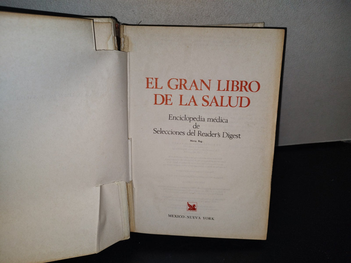 145- El Gran Libro De La Salud. Enciclopedia Médica De Selecciones Del Reader'S Digest - 1990
