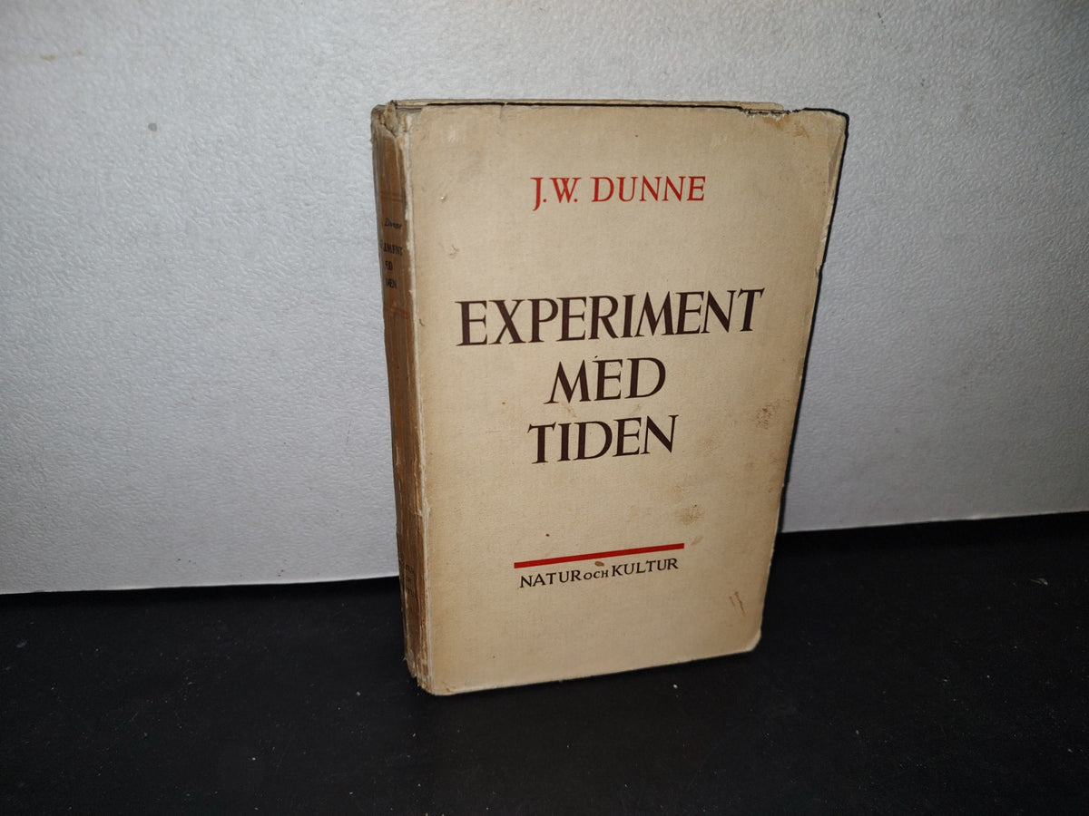 173- Sueco. Experiment Med Tiden - J. W. Dunne - 1962