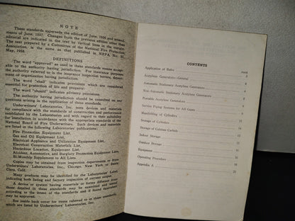 202- Installation And Operation Of Gas Systems For Welding And Cutting. NBFU, No. 51, June 1958