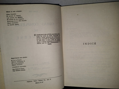 77- Obras Completas De Julio Verne. Tomo VIII - Editorial Albatros - 1958