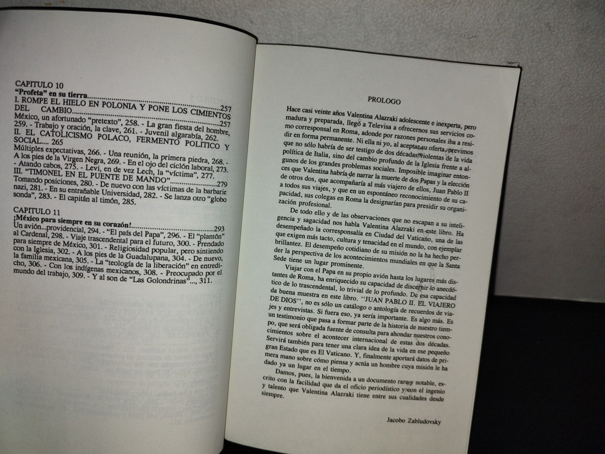 212- Juan Pablo Ii. El Viajero De Dios - Valentina Alazraki - 1990