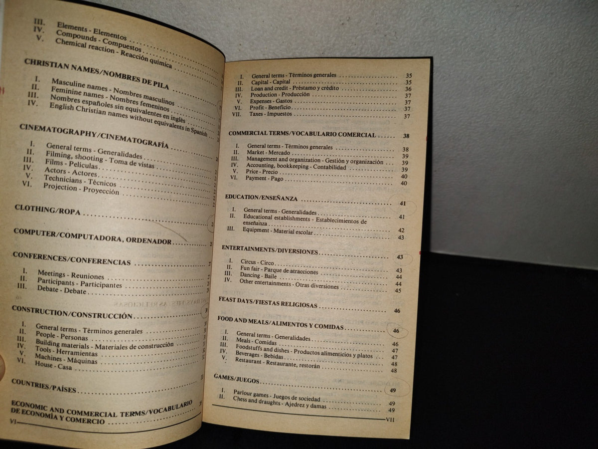 202- Larousse, Vocabulario Técnico-Científico Inglés-Español - 1996