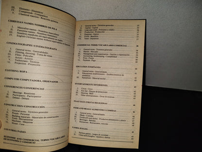 202- Larousse, Vocabulario Técnico-Científico Inglés-Español - 1996