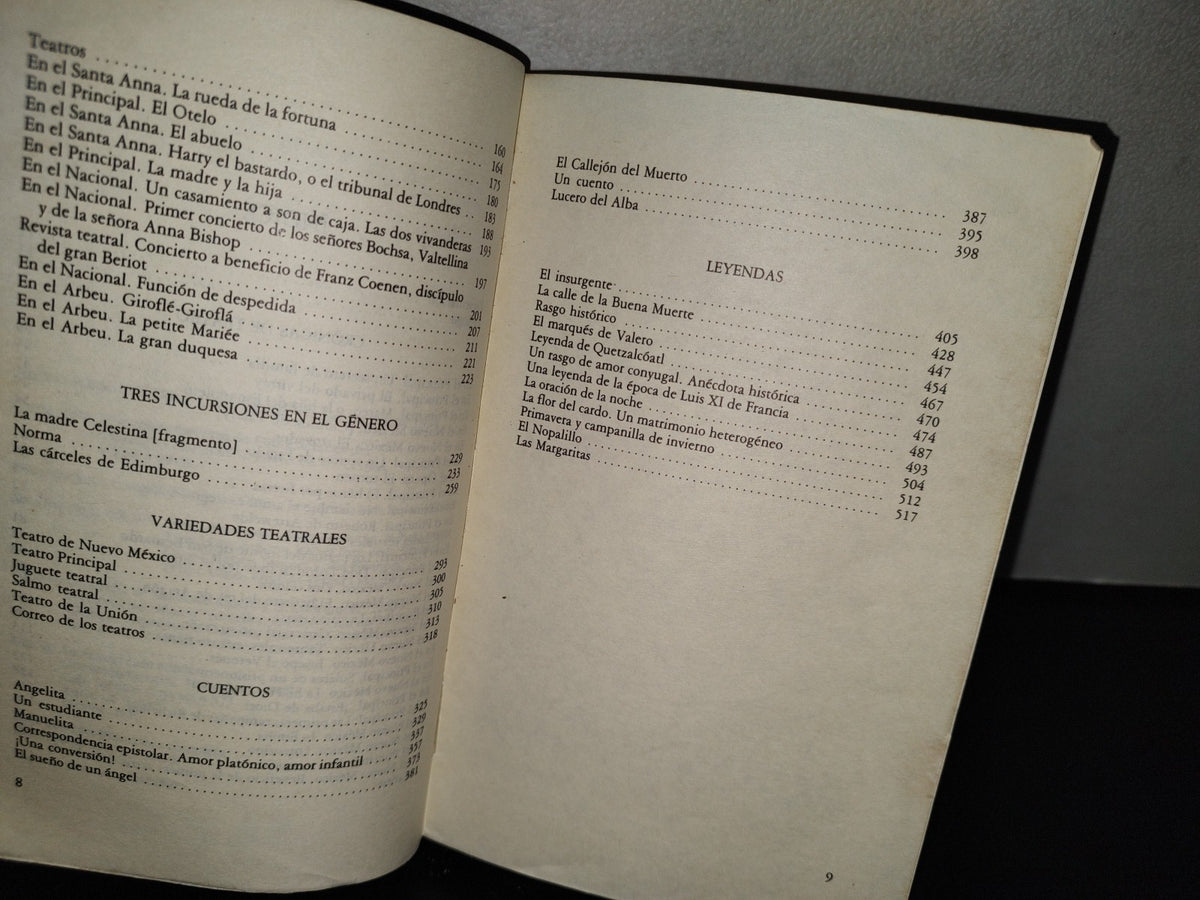 68- Obras Completas X. Guillermo Prieto. Crónicas De Teatro Y Variedades Literarias. 1A. Ed. 1994