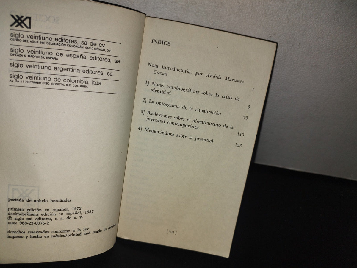101- Sociedad Y Adolescencia - Erik H. Erikson - 1987